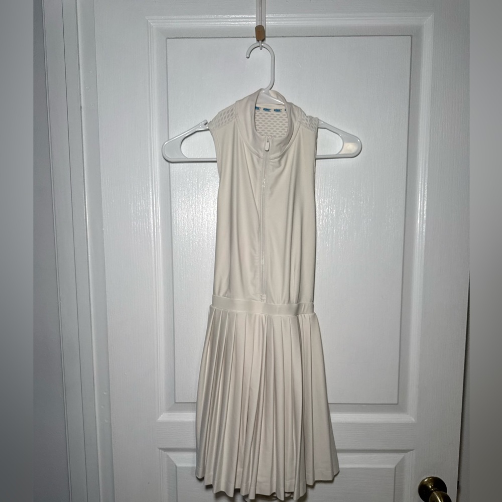 Prince Cream Pleated Dress